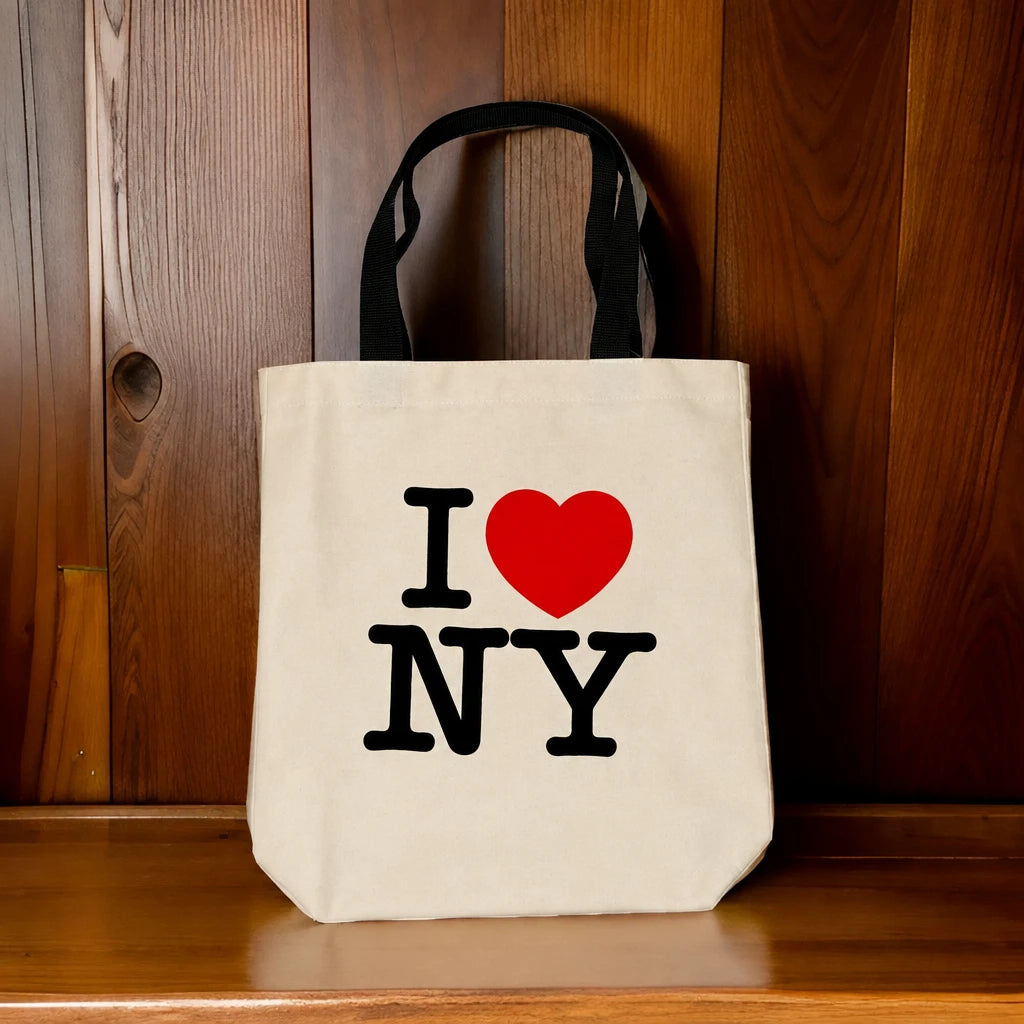 I LOVE NY natural tote bag additional product image 2