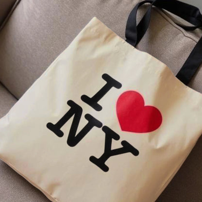 I LOVE NY natural tote bag additional product image 3
