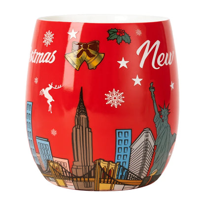 New York Noel holiday ceramic mug additional product image 2
